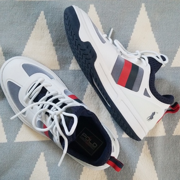 Lauren Court Mesh Ralph Sneaker 200 wOk0Pn